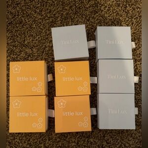 Tini Lux and Little Lux Jewelry Boxes - no earrings, boxes only